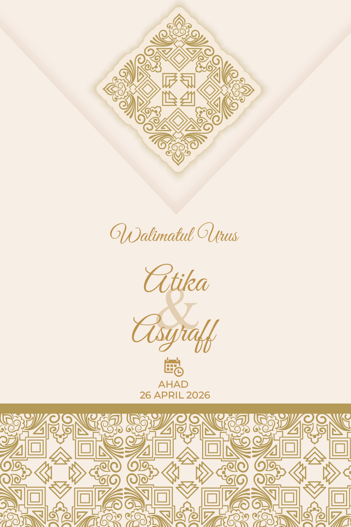 #Atika & Asyraff 26/04/2026 - Alive Card